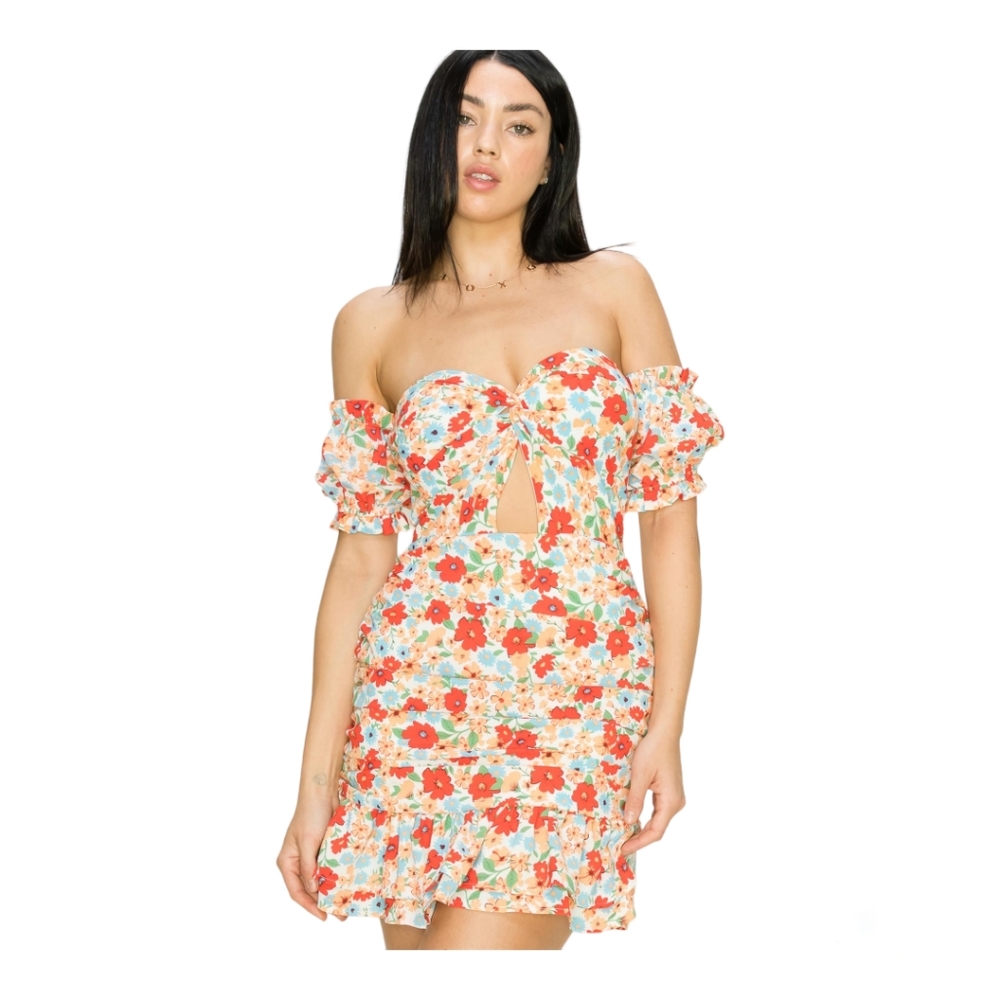 Love Me Right Off the Shoulder Dress